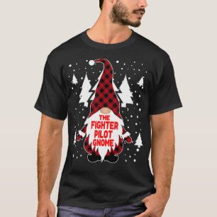 Camiseta O Gnome Piloto de Caça da Família Natalino Combina