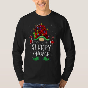 Camiseta O Gnome Sonolento Buffalo Xadrez Correspondência F