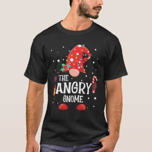Camiseta O Gnomo de Natal da Família Angry Gnomo