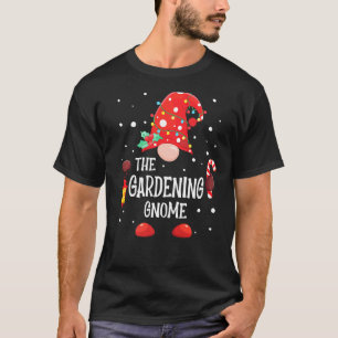 Camiseta O Gnomo de Natal da Família de Gardening
