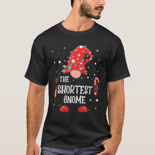 Camiseta O Gnomo de Natal da Família mais Curto