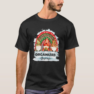 Camiseta O Gnomo Organizado Correspondendo ao Arco-Íris de