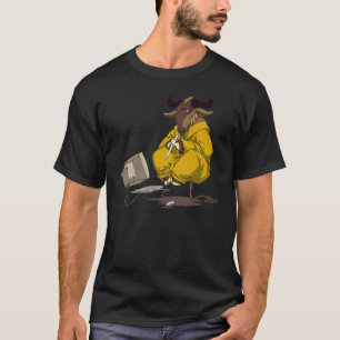 Camiseta O Gnu meditate levitate