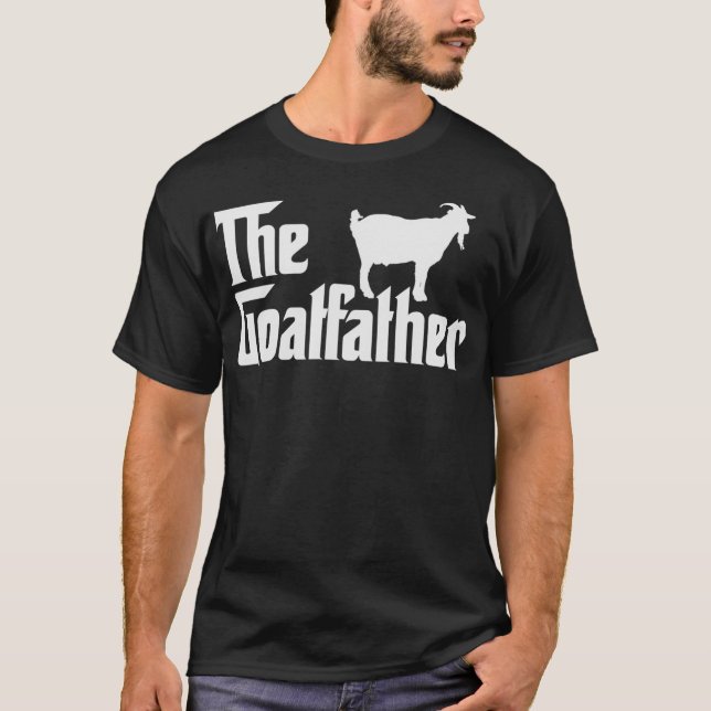 Camiseta O Goatdad Engraçado Padre Nature Animal Lo (Frente)