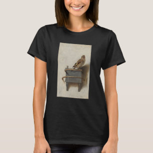 Camiseta O Goldfinch da Carel Fabritius Bird Painting Fin