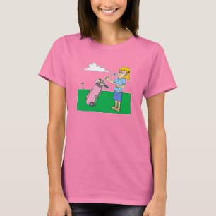 Camiseta O golfe das mulheres