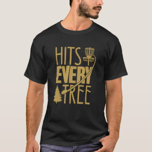 Camiseta O Golfer De Disco Atinge Cada Disco Voador De Fris