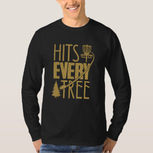 Camiseta O Golfer De Disco Atinge Cada Disco Voador De Fris