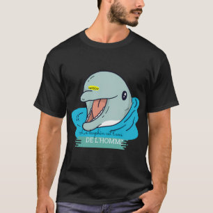 Camiseta O golfinho é o melhor amigo do homem
