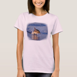 Camiseta o golfinho salta