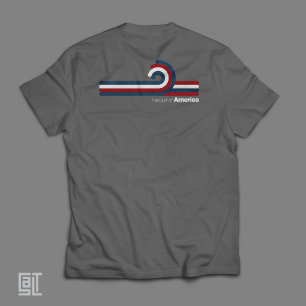 Camiseta O Golfo da América Volta aos anos 80