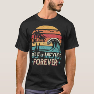 Camiseta O Golfo do México para sempre surfar