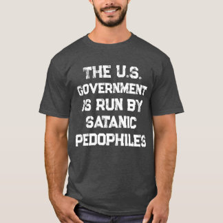 Camiseta O Governo Americano É Dirigido Por Pedofilos Satân