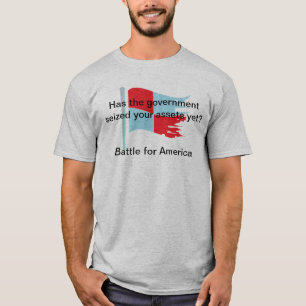 Camiseta O governo apreendeu seus recursos ainda?