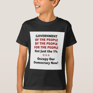 Camiseta O governo das pessoas