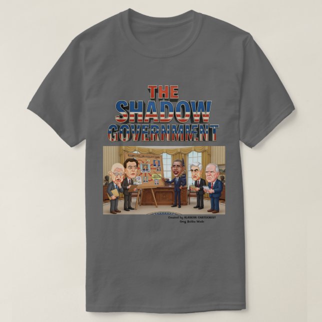 CAMISETA O GOVERNO DAS SOMBRAS (Frente do Design)