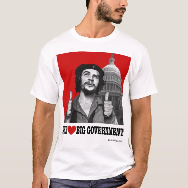 Camiseta O governo grande do coração de Che (Frente)