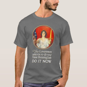 Camiseta O governo precisa-o de comprar cedo!