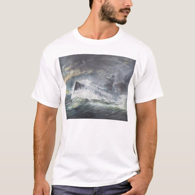 Camiseta O Graf Spee entra Oceano Índico o 3 de novembro (Frente)