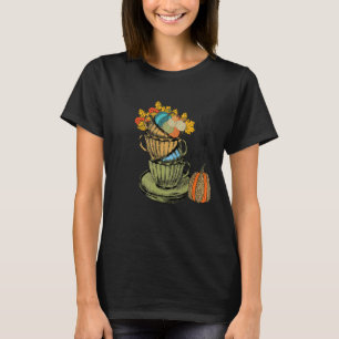 Camiseta O Gráfico De Outono Para O Amor Queda Acima De Tud