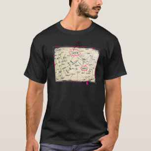 Camiseta O gráfico de palavras L