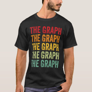 Camiseta O Gráfico Design de Texto Arco-íris Crypto