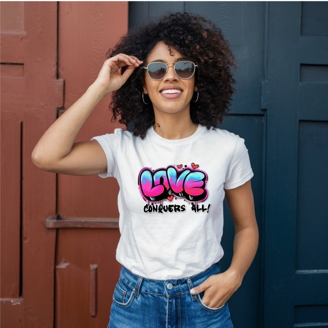 Camiseta O Grafite Retro Conquista Tudo (Criador carregado)