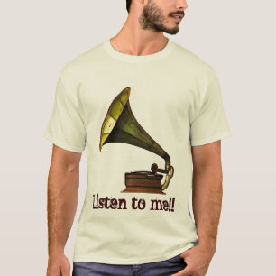 Camiseta O gramofone, escuta-me!!