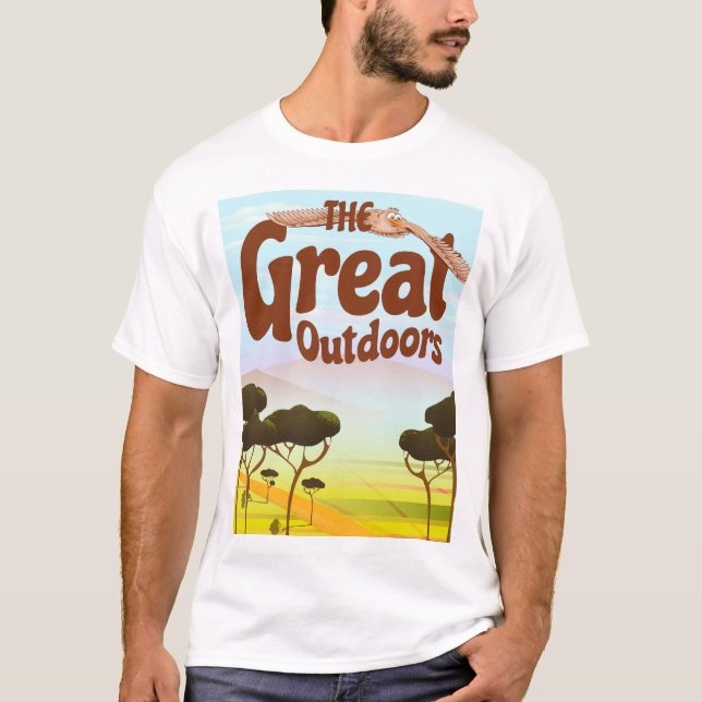 Camiseta O Grande Ar Livre (Frente)