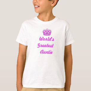 Camiseta O grande Auntie do mundo