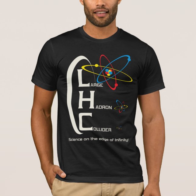 CAMISETA O GRANDE COLLIDER DO HADRON (Frente)