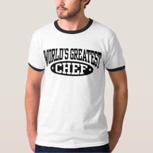 Camiseta O grande cozinheiro chefe do mundo