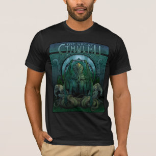 Camiseta O grande Cthulhu (nouveau da arte)