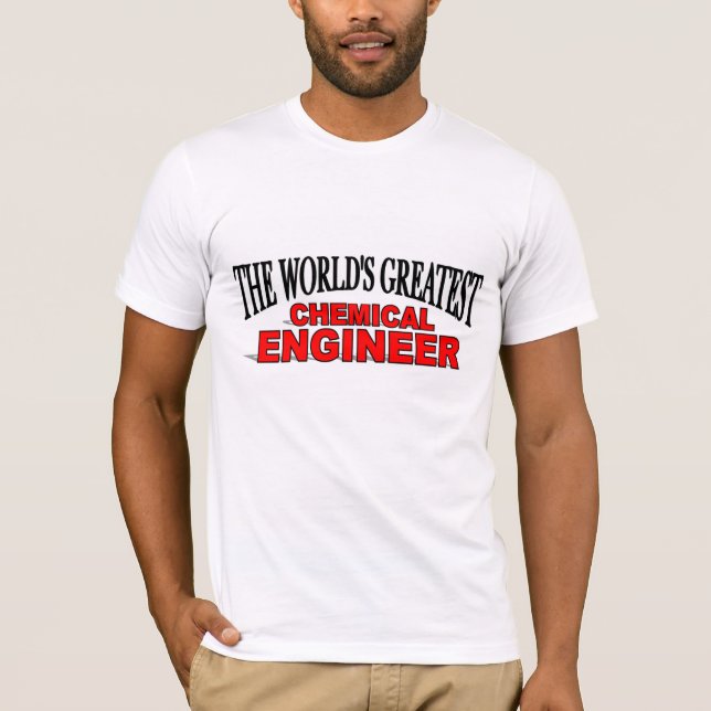Camiseta O grande engenheiro químico do mundo (Frente)
