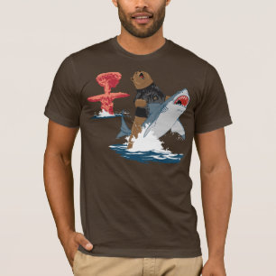 Camiseta O grande escape - cavalaria do tubarão do urso