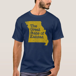 Camiseta O Grande Estado do Kansas