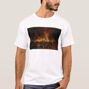 Camiseta O grande fogo de Londres em 1666