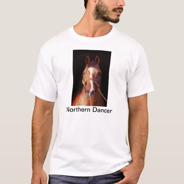 Camiseta O grande garanhão do mundo do norte do dançarino… (Frente)