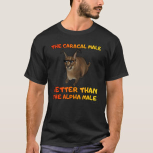 Camiseta O Grande Gato Caracal Masculino Floppa