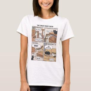 Camiseta O Grande Golpe da Guloseima: História em Quadrinho