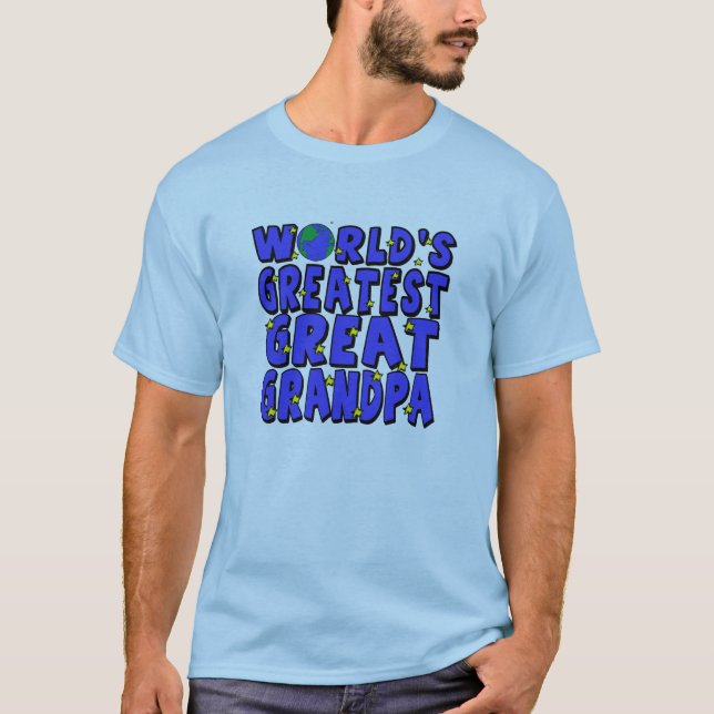Camiseta O grande grande vovô do mundo (Frente)
