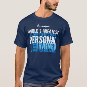 Camiseta O grande instrutor pessoal A009C engraçado dos
