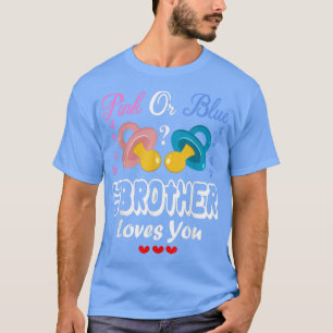 Camiseta O Grande Irmão Cor-De-Rosa Ou Azul Te Ama A Revela