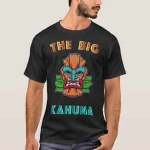 Camiseta O Grande Kahuna Funny Hawaiian Tiki Pai Boss Gift