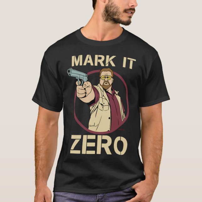 Camiseta O Grande Lebowski - Walter Sobchak - Marque Zero Q (Frente)