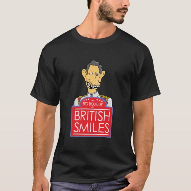 Camiseta O Grande Livro Dos Sorrisos Britânicos (Frente)