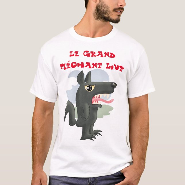Camiseta O Grande Lobo Mau (Frente)