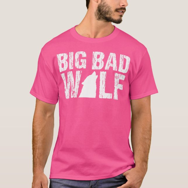 Camiseta O Grande Lobo Mau (Frente)