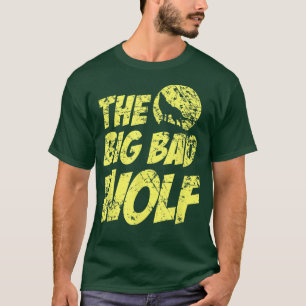 Camiseta O Grande Lobo Mau, Engraçado Fodoroso Fodora De Ha