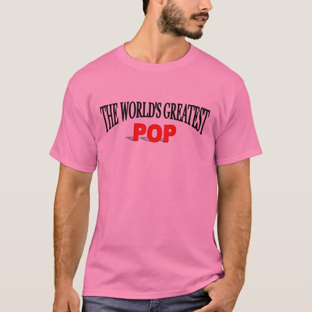 Camiseta O grande pop do mundo (Frente)